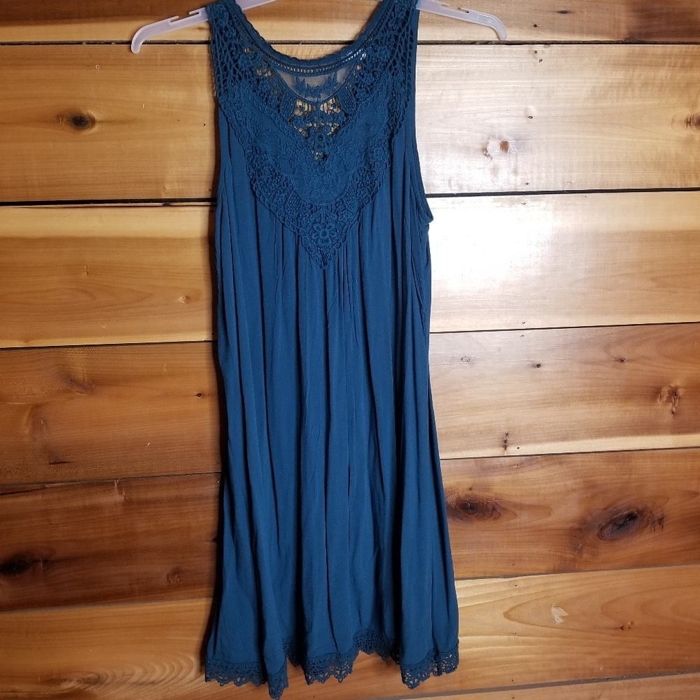 🌸Blue Lace Dress Size Medium🌸